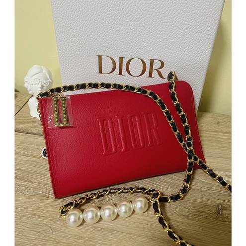 Dior Makeup Cosmetic Case Purse Pouch Shoulder Bag