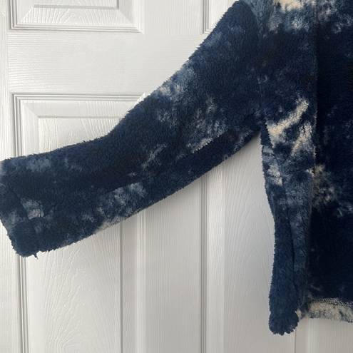 Frye & Co Tie Dye Faux Fur Teddy Jacket Size XXL