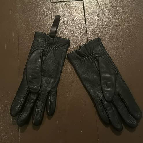 AQUA  Leather Gloves