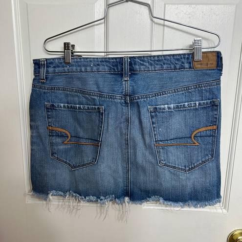 American Eagle  denim mini skirt