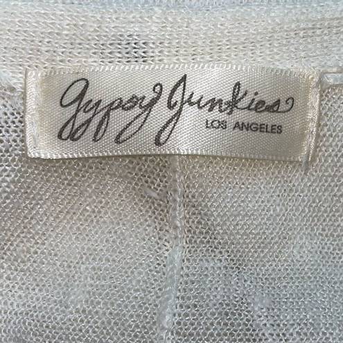 Gypsy  Junkies cream long cardigan size L