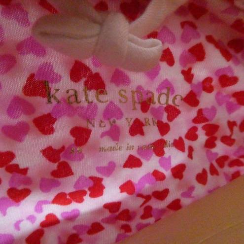 Kate Spade  Confetti Heart Pajama Shirt Button Up