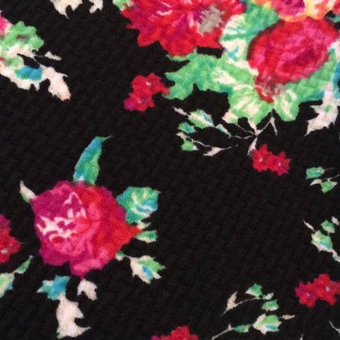 LuLaRoe New!  Black floral fitted skirt