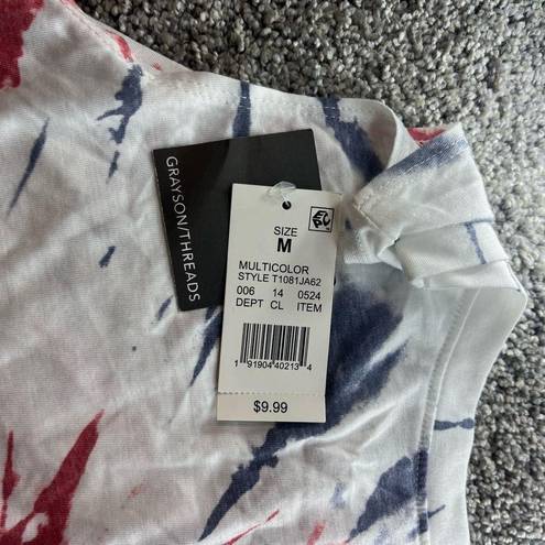 Grayson Threads target red white and blue tank top