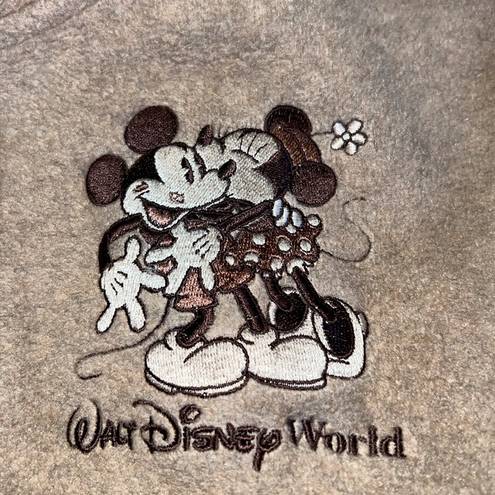 Disney Walt  World Zip Up Fleece Jacket