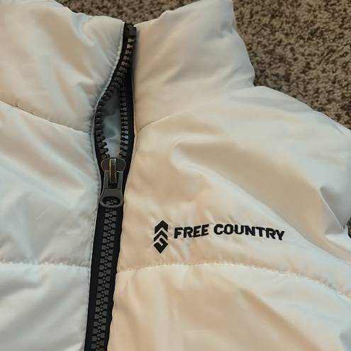 Free Country  White Women's Vest - SIZE SMALL