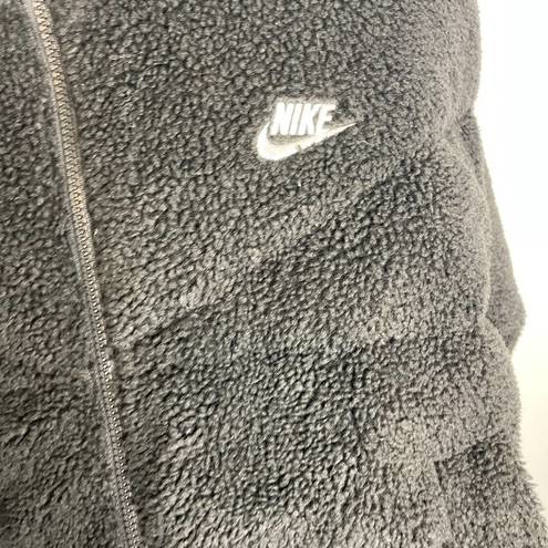 Nike  Therma-FIT City Series Downfill Jacket LARGE Womens Black Fleece Zip NEW