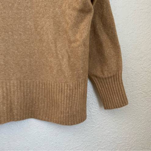 Everlane  The Cozy Stretch Pullover Wool Yak blend Camel Sweater size Small