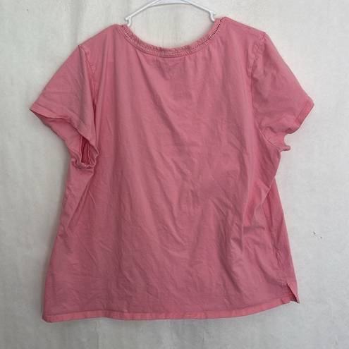 Carole Hochman 5/$25  xxl pink tee 134