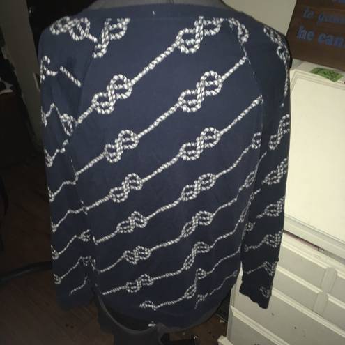 J.Crew  nautical knots XL sweatshirt