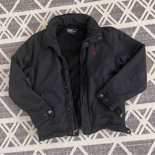 Polo Vintage  Ralph Lauren black bomber jacket