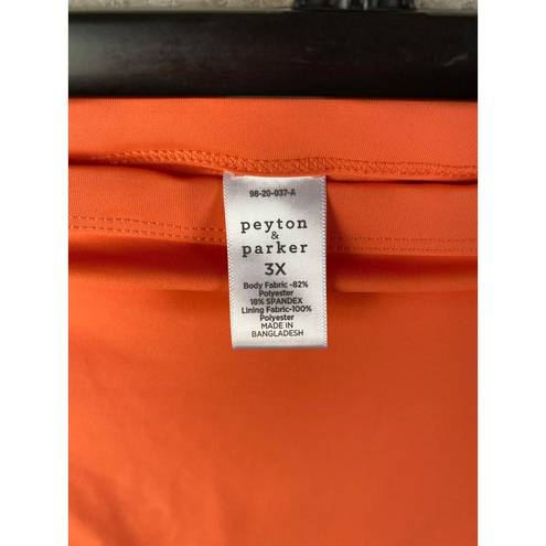 Parker Peyton &  Bikini Bathing Suit Bottoms Orange Size 3X New with Tags