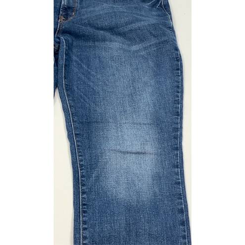 Old Navy  Women's Denim Five Pocket Mid-Rise Original Straight Jeans Blue Size 16