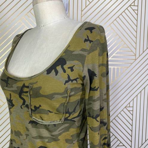 n:philanthropy  Boot Camouflage Print Bodysuit in Green Size US XS