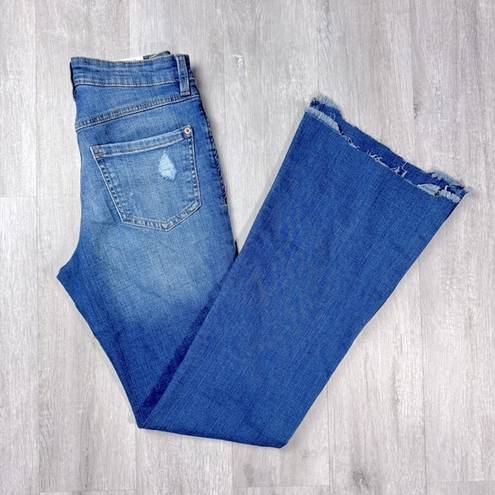 INC  Mid Rise Flared Jeans 2