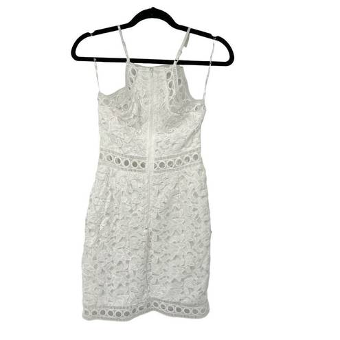 Charlotte Russe  White Eyelet Mini Dress