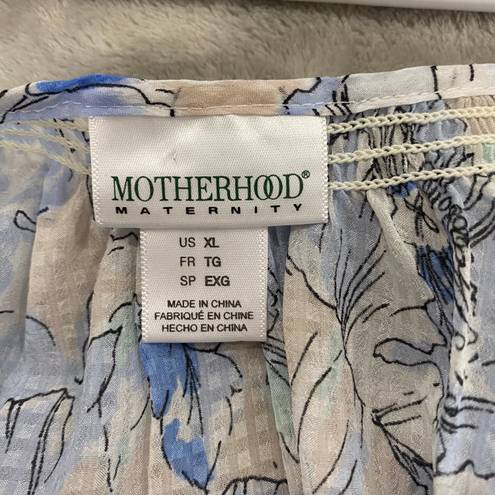 Motherhood Maternity  Floral Blouse Size Xl