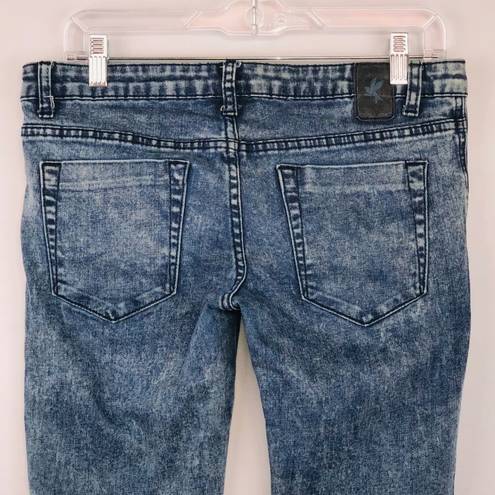 One Teaspoon  Iggy Crop Jeans Acid Wash 28