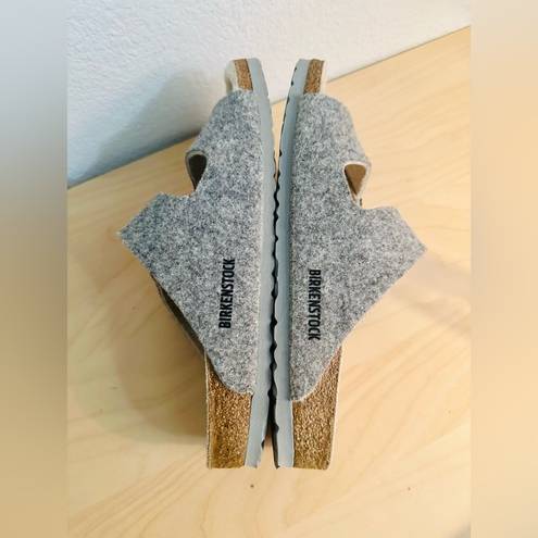 Birkenstock  Arizona Happy Lamb Comfort Wool Size 40 Gray women’s 9 men’s 7