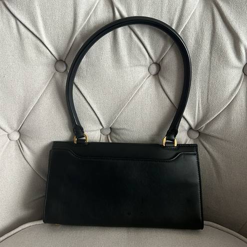 Salvatore Ferragamo  Trifolio Swing Leather Shoulder Bag in Black, Like New