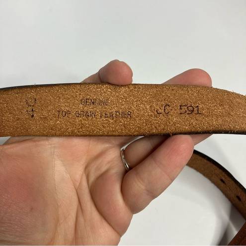 Genuine top grain leather belt size 40.