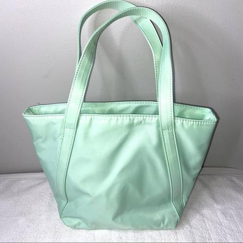 BP NWT . Mint Green Nylon Mini Tote Bag and Scarf ~