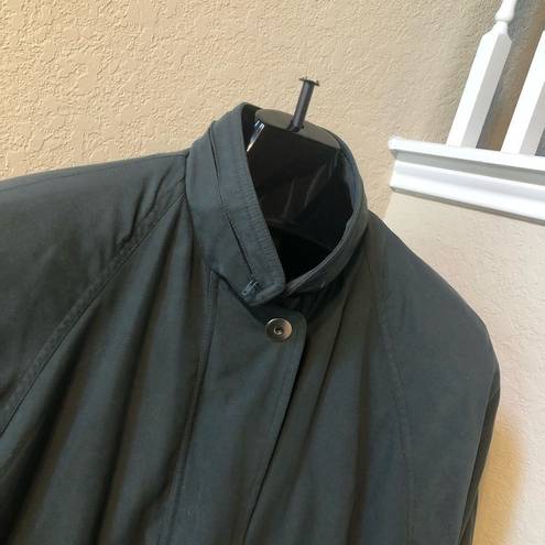 London Fog  olive microfiber jacket sz medium