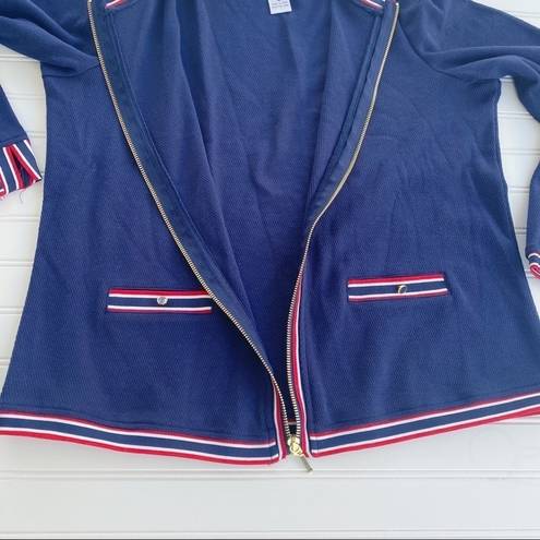 Cathy Daniels Full zip cardigan sweater Size Medium