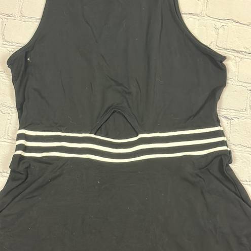 American Eagle  outfitters black skater dress size medium