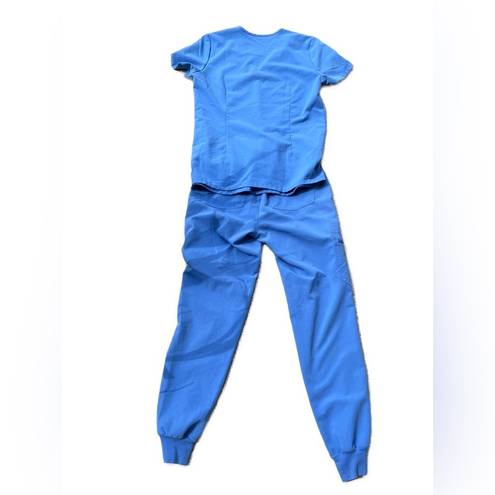 FIGS  Jogger Scrub Set Ceil Blue XS