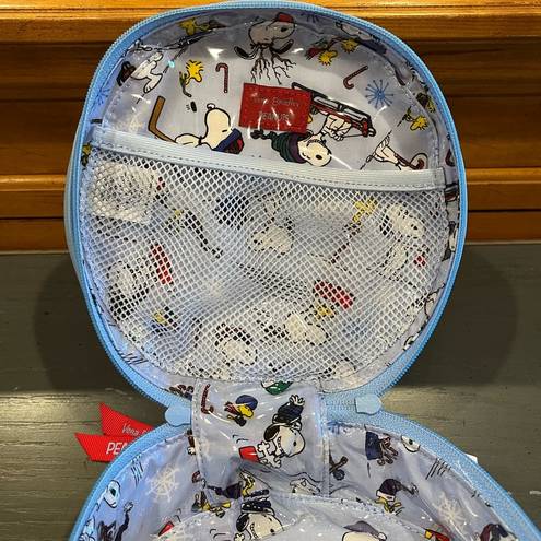 Vera Bradley NWT  Peanuts Collection Whimsy Cosmetic Bag in Ski Slope Snoopy