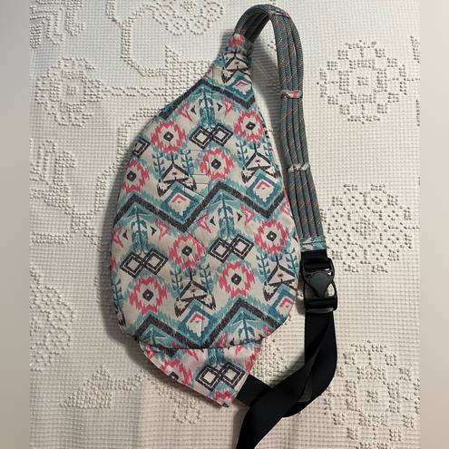 KAVU Island Ikat Classic Rope Sling Crossbody Bag