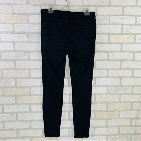 Paige  Transcend Verdugo Ultra Skinny Jeans in Black Overdye Size 27