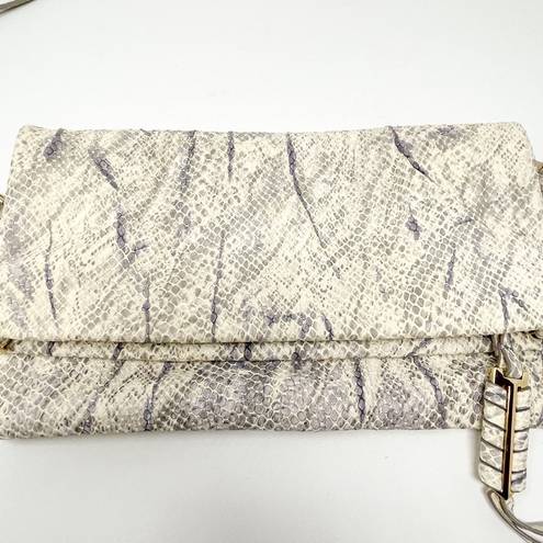 Stella & Dot  Crosby Snakeskin Print Leather Crossbody, NWOT, MSRP $248