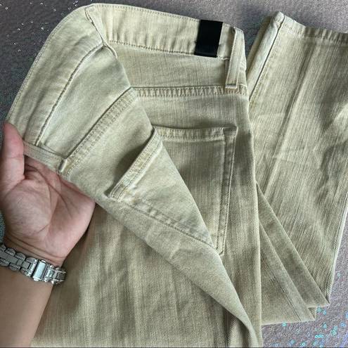 Vince  Relaxed fit Khaki High Waisted Skinny Jeans Size 24