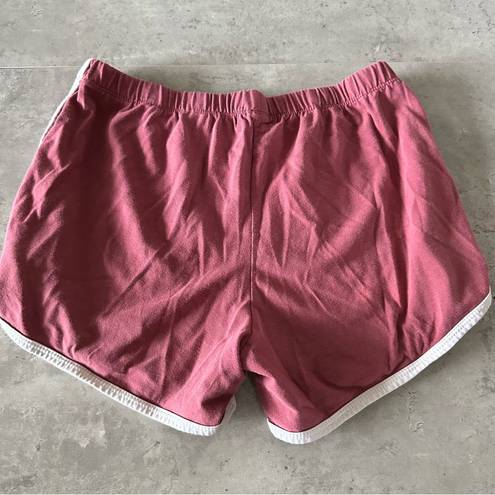 Popular Basics  Burgundy Vintage Style Shorts Size Medium