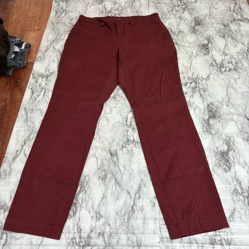 Duluth Trading  co. Cotton blend relaxed fit stretch Red pants size 10 / 31