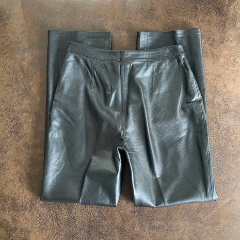 L.A.M.B. Vintage Clothes by Revue 100% Leather Pants / Black / Size 10