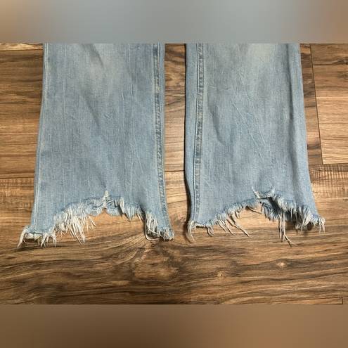 ZARA  Distressed Bottom Jeans