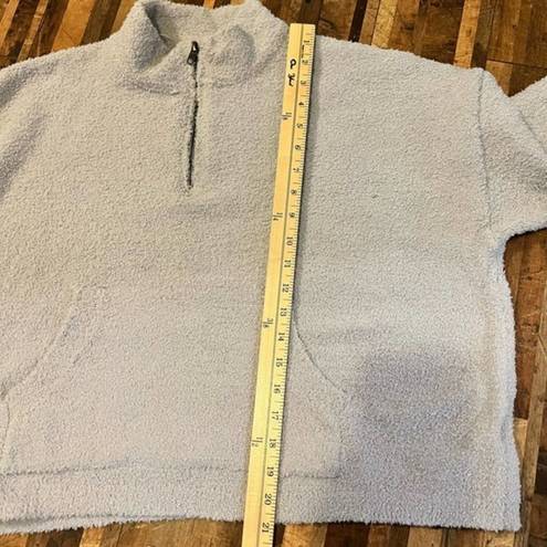 RDI  Womens Sweatshirt  Grey Size Large Half Zip pullover‎ Front pocket