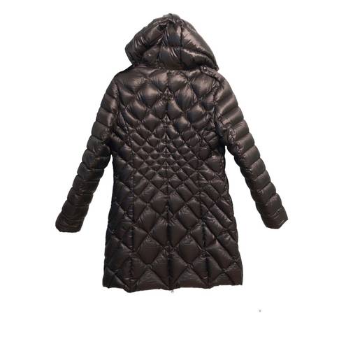 Bernardo  Quilted Puffer Jacket Coat Longline Hooded Size Medium