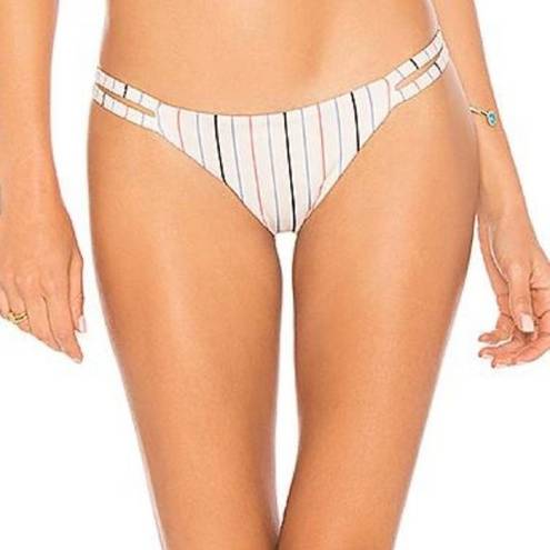 Tavik swim New Tavik Cut Out Sides Vine Bikini Bottom Horizon Stripe Tapioca