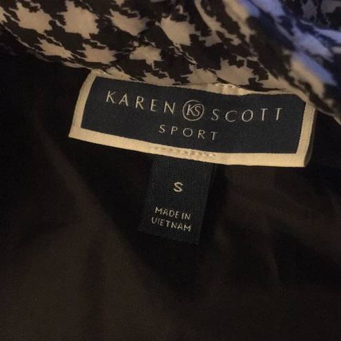 Karen Scott 788- small black and white vest