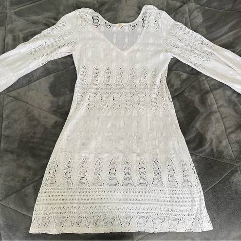 PilyQ Water Lily Bella Crochet Tunic/Swim Coverup