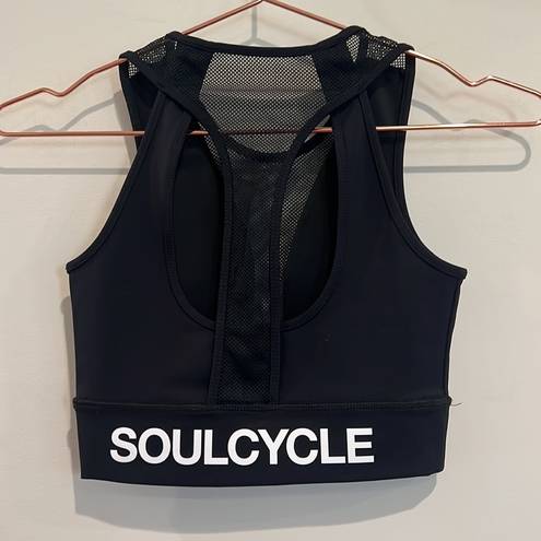 Soul Cycle black sports bra.  Size Extra Small