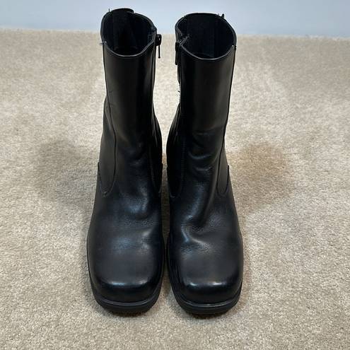 Nectar Santana Canada  Black Leather Women Ankle Boots Size 80 M / Size 8