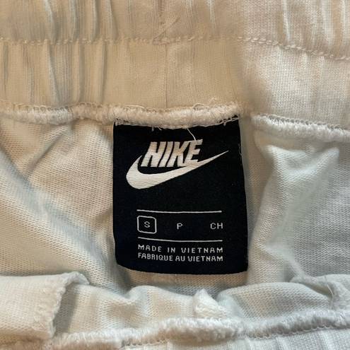 Nike white wide legged sweatpants - 