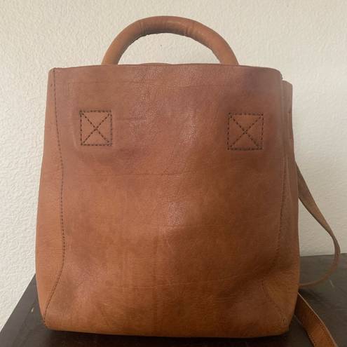 Urban Outfitters BDG Leather Tote Bag in Cognac color