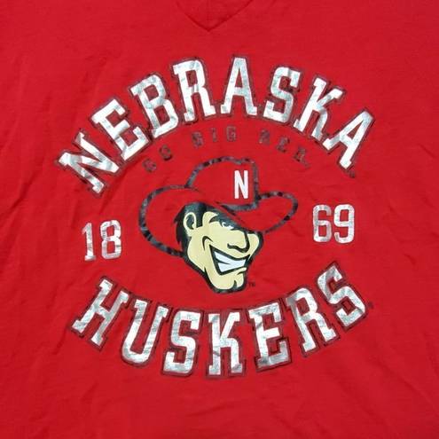 Edge Pro  Nebraska Huskers Red Tee Shirt (L)