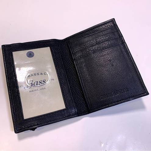 Krass&co G.H. Bass &  Small Black Leather Wallet